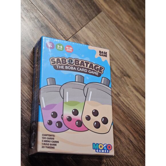 Sabobatage The Boba Card Game: Moco Games 2-5 Players,  30-Minute Play - Picture 2 of 9